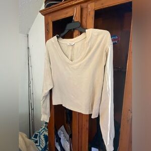 Rose and Remington Double 00 Brand size L tan comfy top